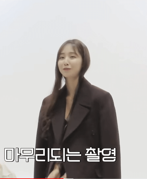 모델 화보 촬영 현장