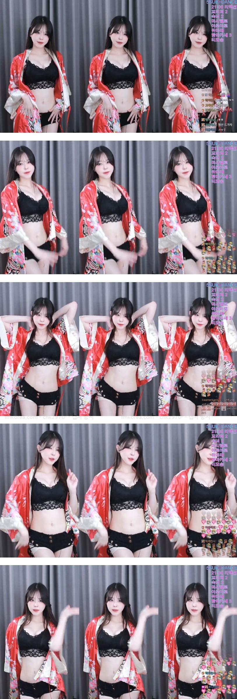 여캠바지에 란제리 느낌 상의 ㅗㅜㅑ