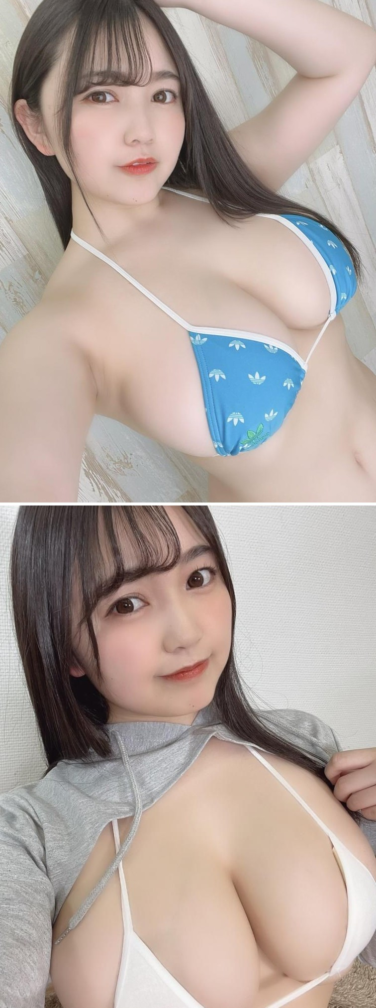 가슴에 진짜 자신감 넘쳐보임