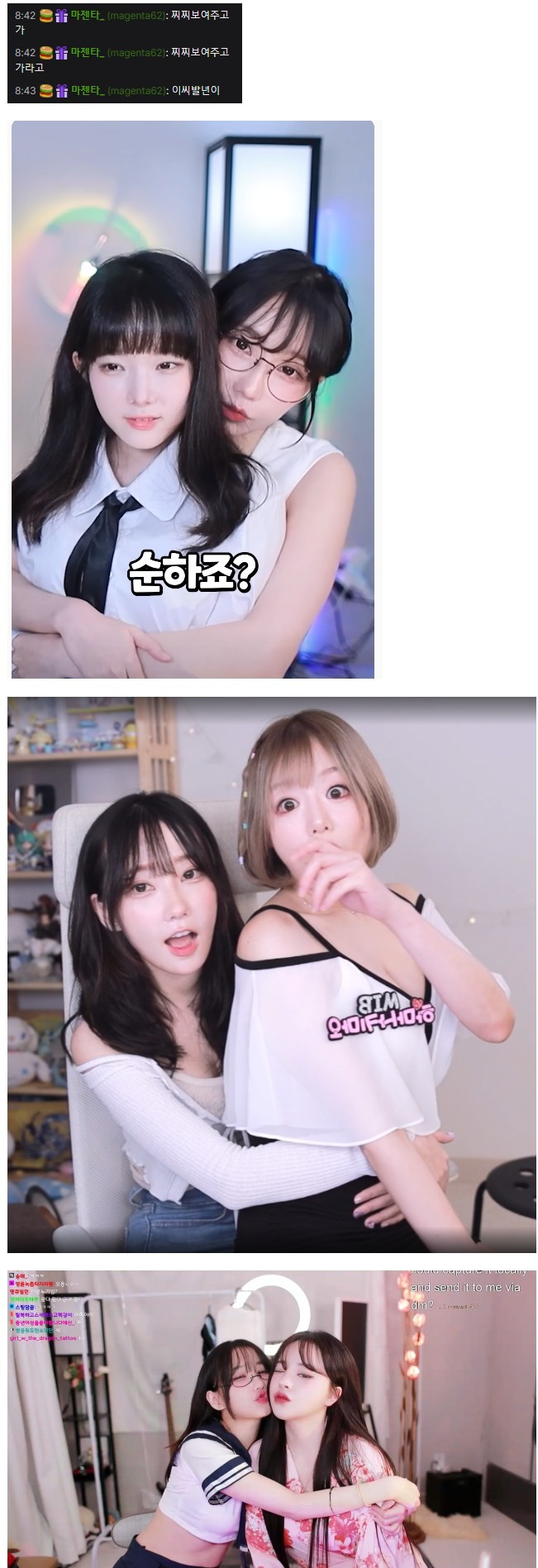 트위치 여캠들 전문적으로 더듬고 다니는 분