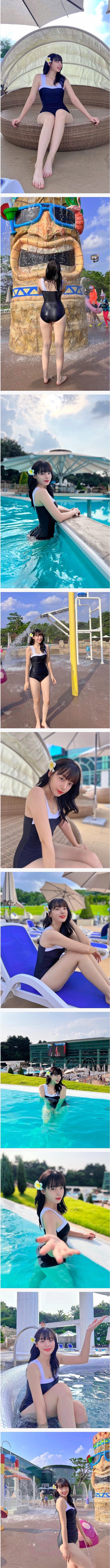 한화 하지원 치어리더 수영복 몸매