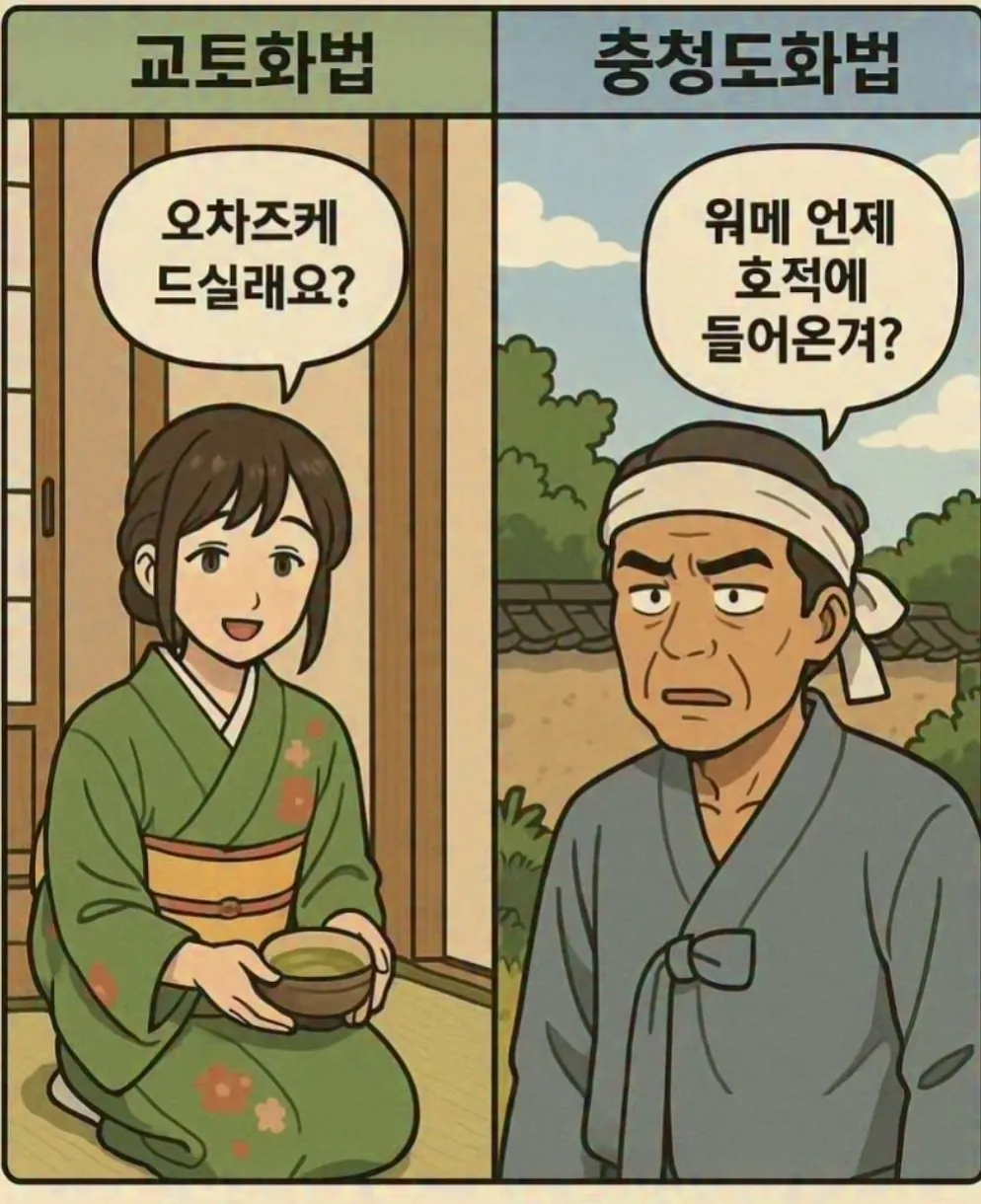 손님이 안돌아갈때 돌려말하는 화법 차이.jpg