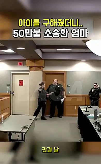 [스압] 아이를 구해줬더니 50만불 소송한 애엄마
