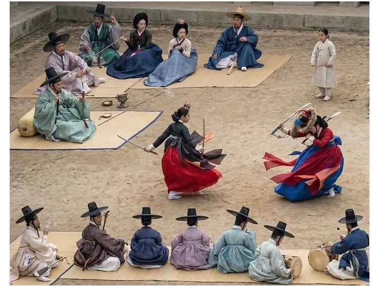 나노바나나로 생성한  한국민화 실사