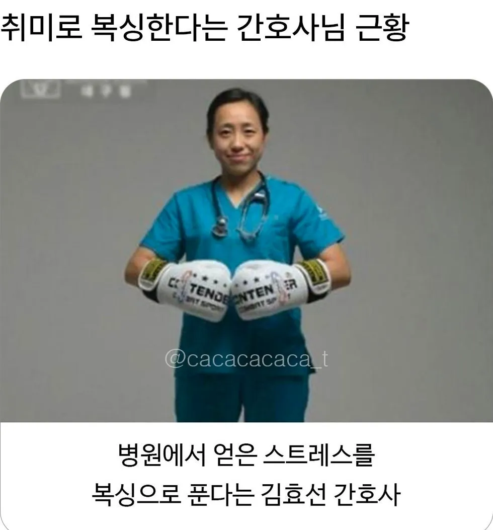 취미로 복싱한다는 간호사.jpg