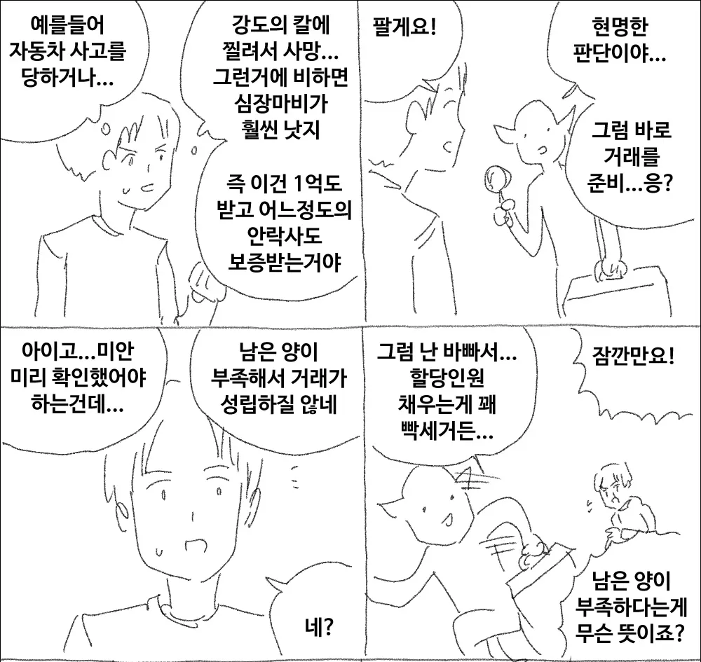 당신의 수명에서 딱 하루를 1억에 사겠다는 악마