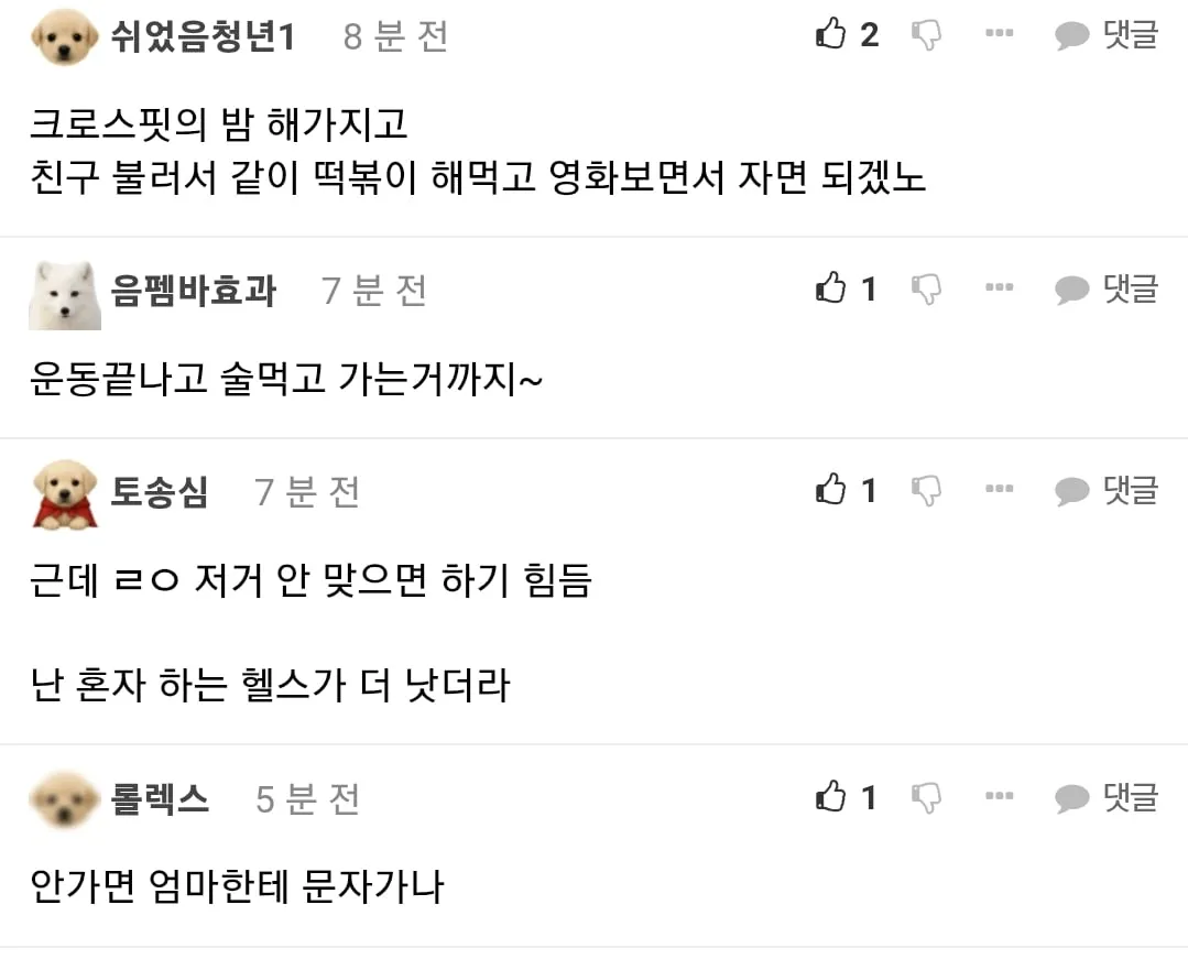 크로스핏은 거의 성인용 태권도장이네