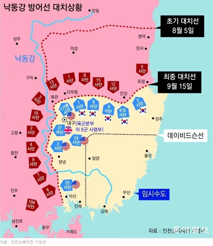 낙동강 전선당시 미8군 사령부 명령서.jpg