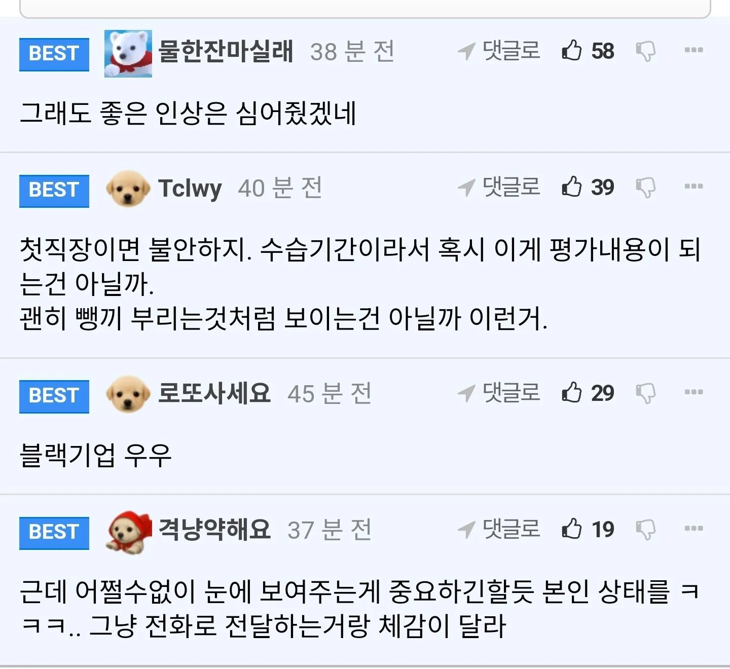 회사 젊은 신입 뭔가 짠하네.jpg