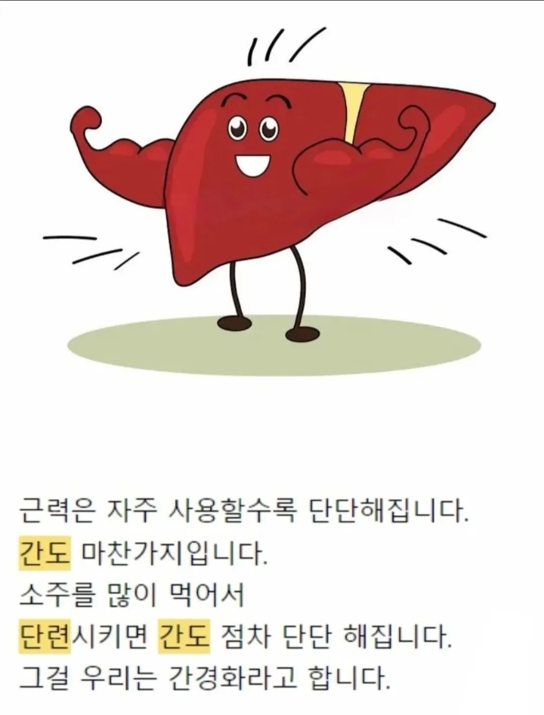 근육은 많이 사용할수록 단단해진다
