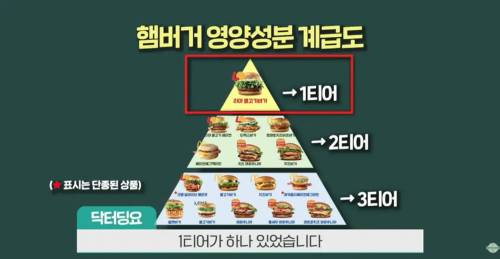 내과의사 피셜 시중 햄버거 중에서 가장 건강적으로 우수한 버거