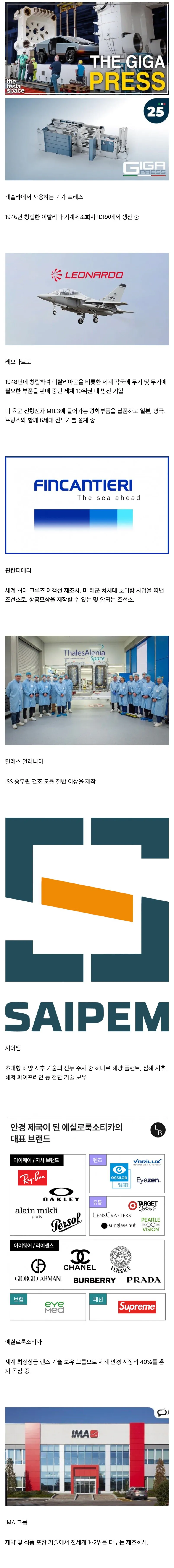 이탈리아가 자랑하는 기술 회사들.jpg