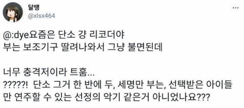 요즘 단소 근황