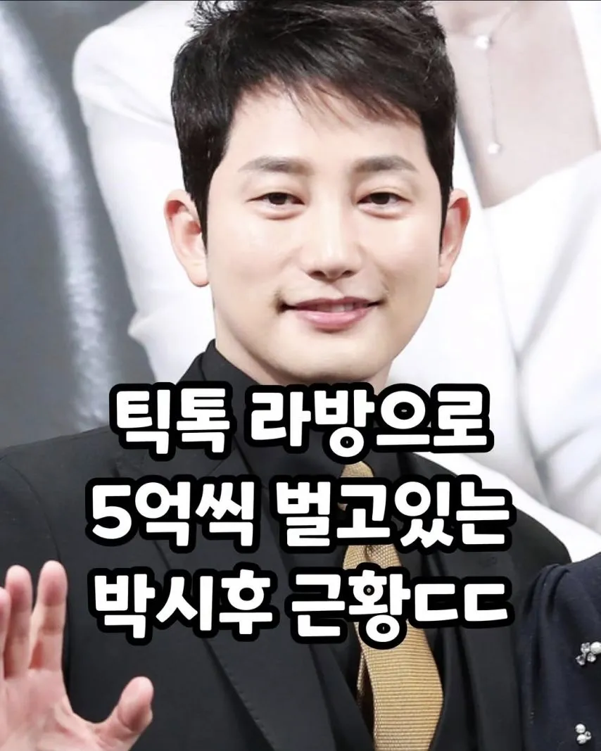 틱톡라방으로 5억씩 번다는 남자연예인