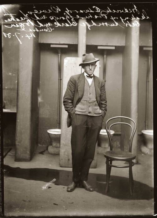 1920년대 호주 시드니 경찰은 범죄자 머그샷