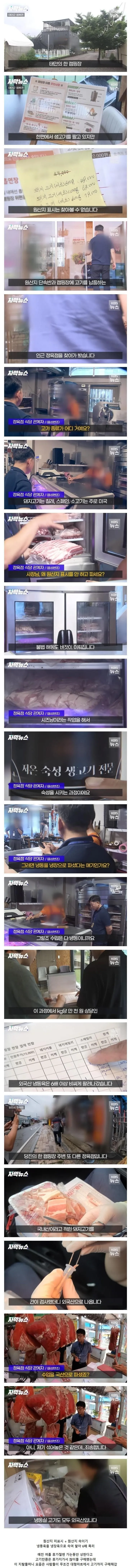 사람들이 휴가가서 고기 안사는 이유
