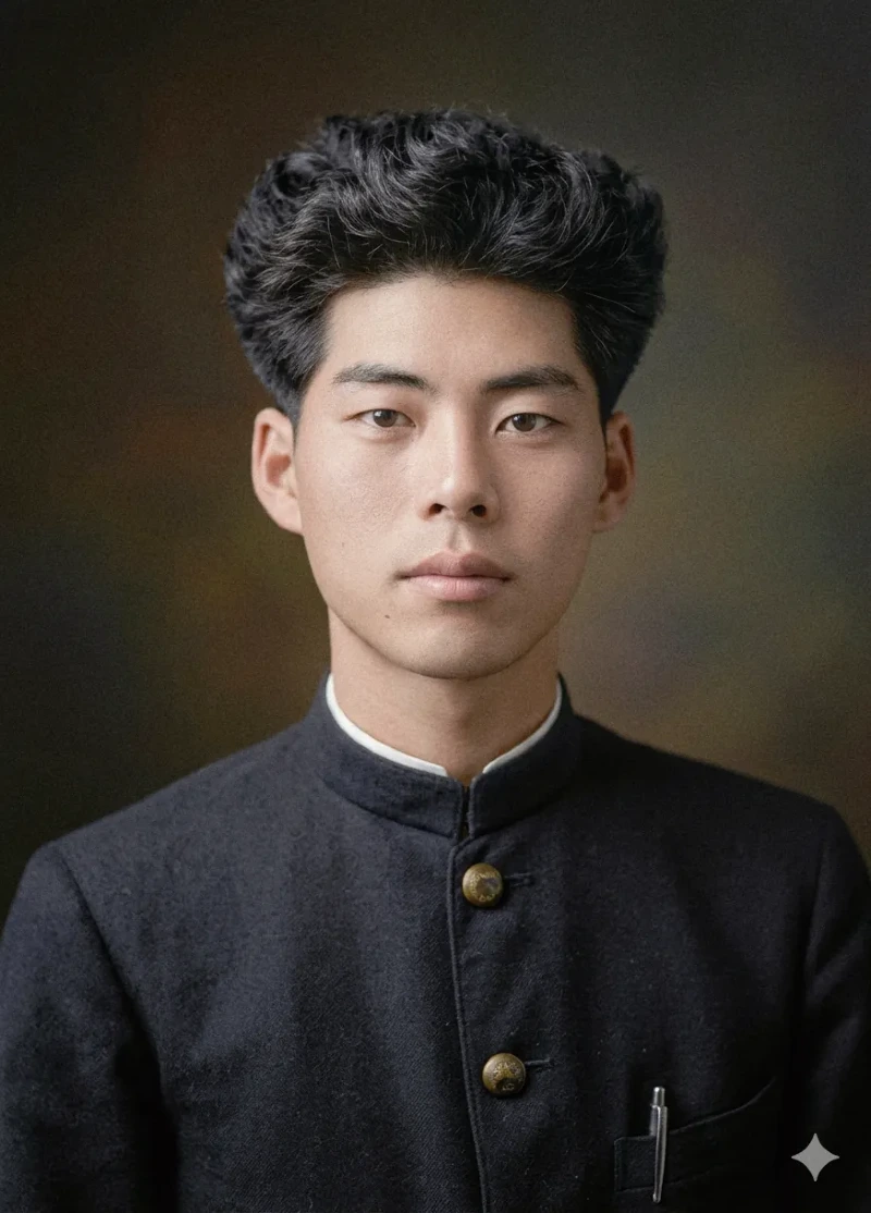 AI로 화질 복원한 일제감정기 조선 미남 미녀