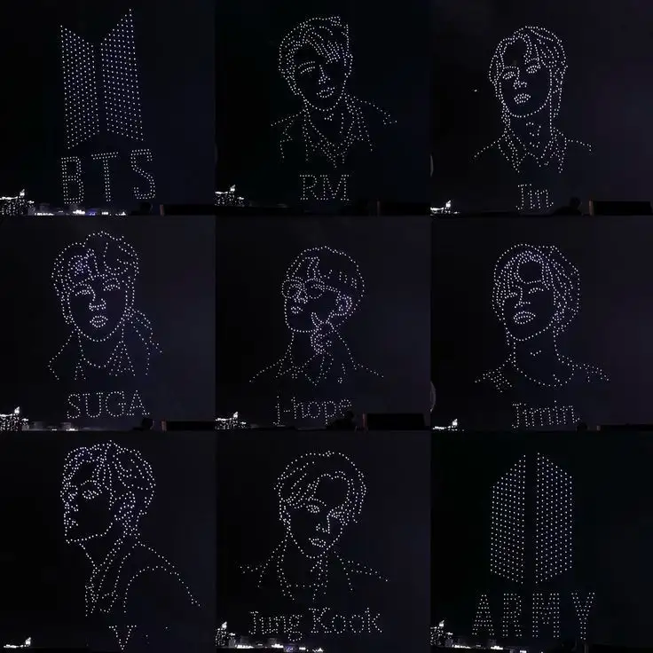 방탄 드론쇼로 보는 4년간의 기술발전