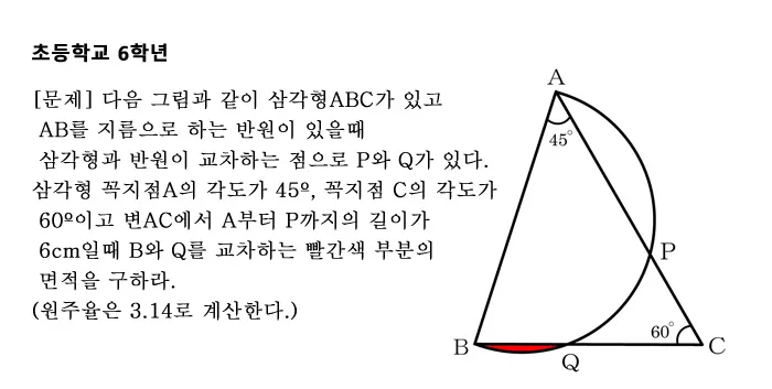 요즘 초등학교 수학문제 수준
