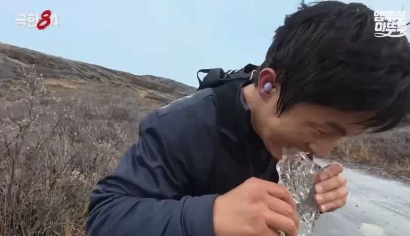북극 마라톤 도중 목이 말랐던 기안84