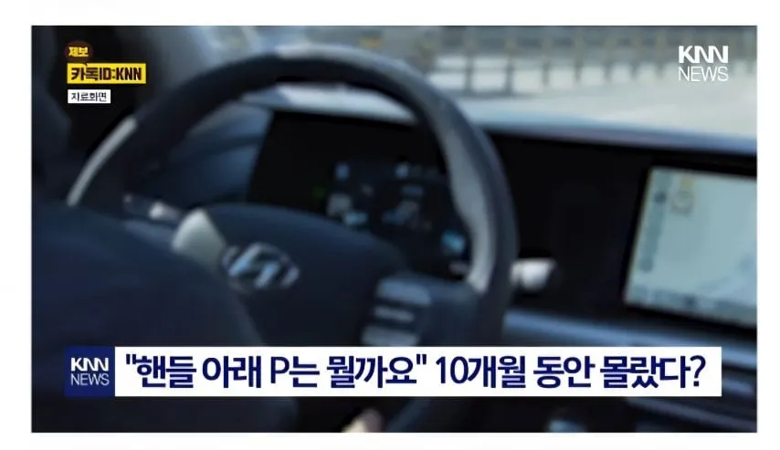 자동차 P버튼? 이게 뭐죠?