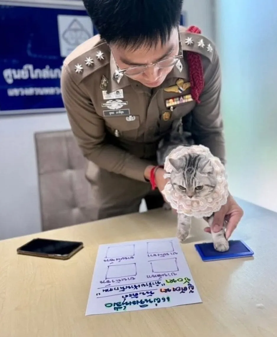 속보 ) 태국에서 경찰관을 물어뜯는 사건발생