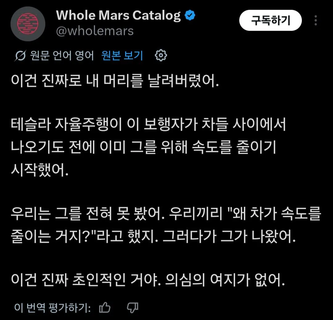 특이점이 와버린 테슬라 FSD (v14.3)