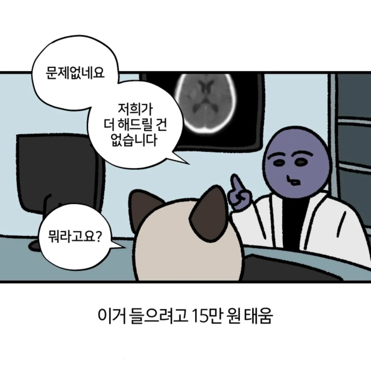 두통때문에 병원가면 듣는 소리