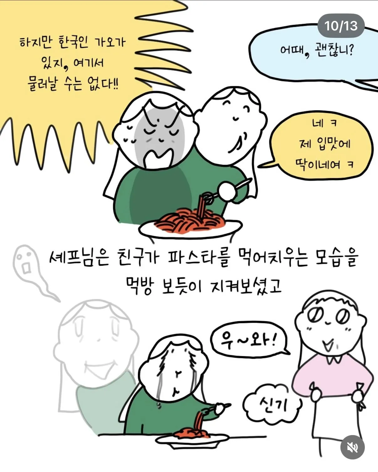 셰프님이 할 수 있는 것 이상으로 제일로 맵게 만들어주세요