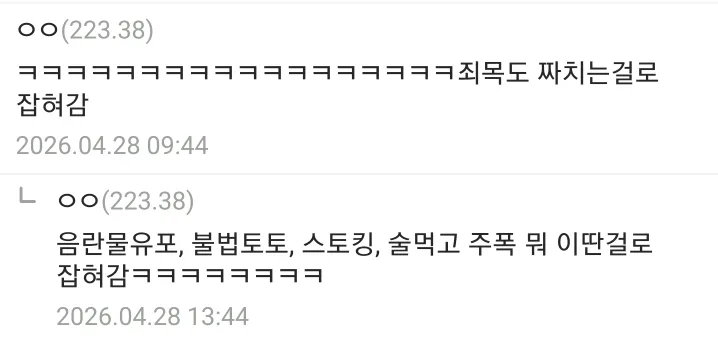 대기업과 중소기업의 차이는 검찰이 오느냐 경찰이 오느냐 차이임
