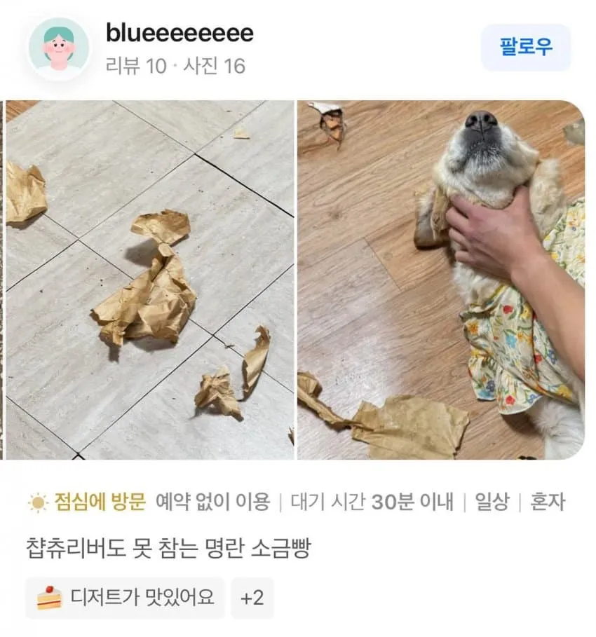명란 소금빵 후기