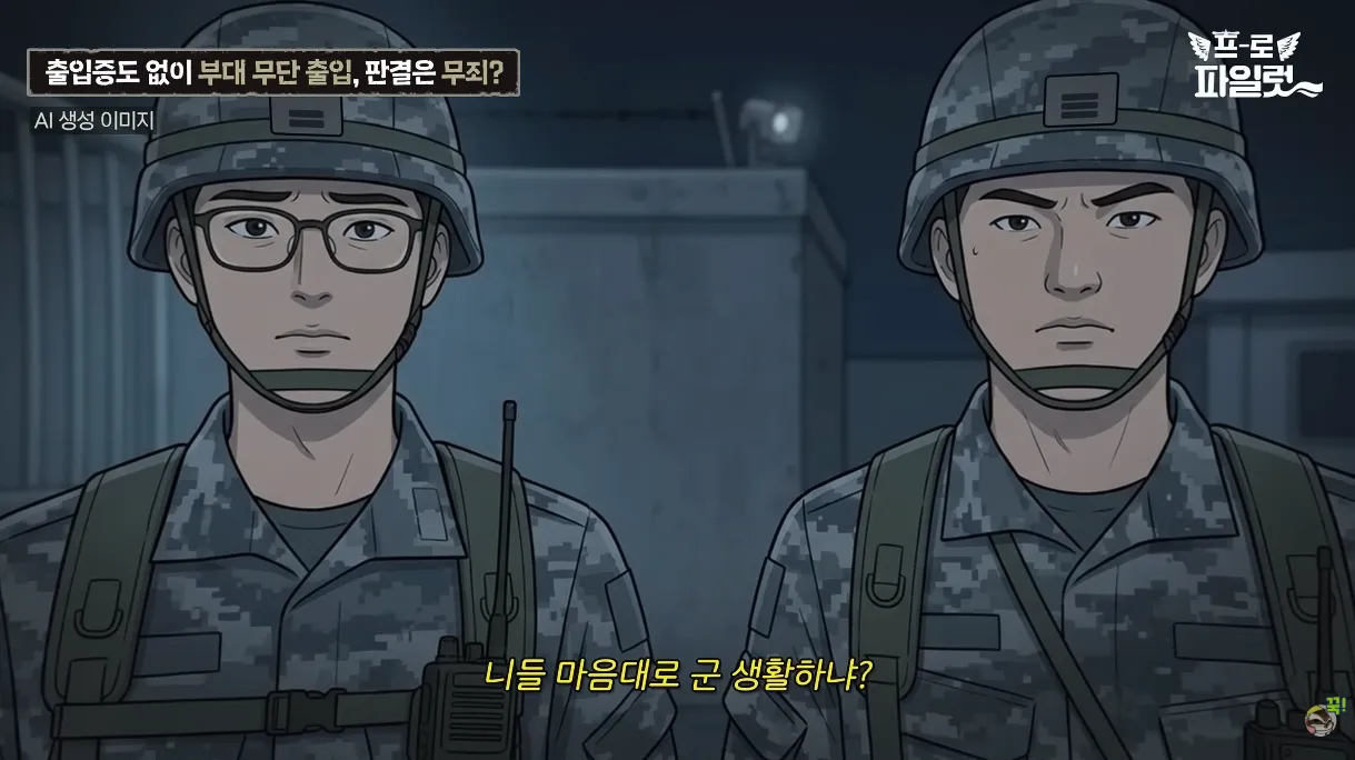 출입증 확인한다고 초병 얼차려 준 간부 ㅋㅋㅋㅋ