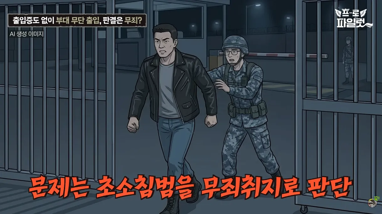 출입증 확인한다고 초병 얼차려 준 간부 ㅋㅋㅋㅋ