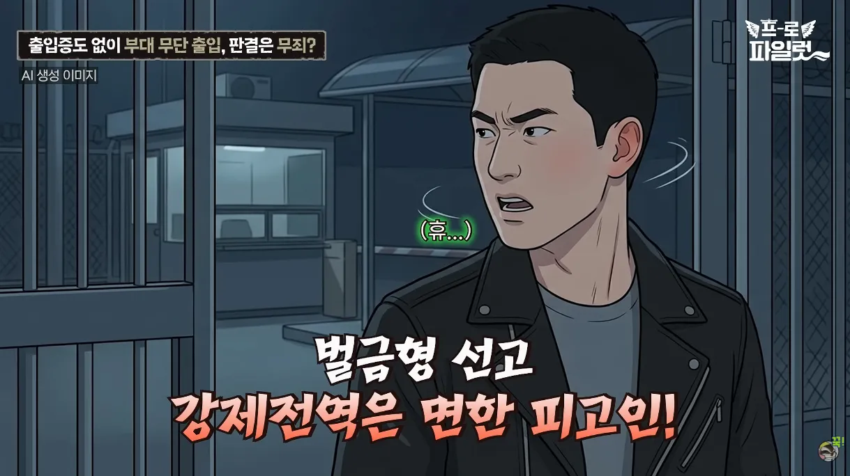 출입증 확인한다고 초병 얼차려 준 간부 ㅋㅋㅋㅋ