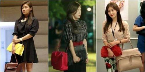 드라마에서 가방을 2개씩 메고 나왔던 하지원