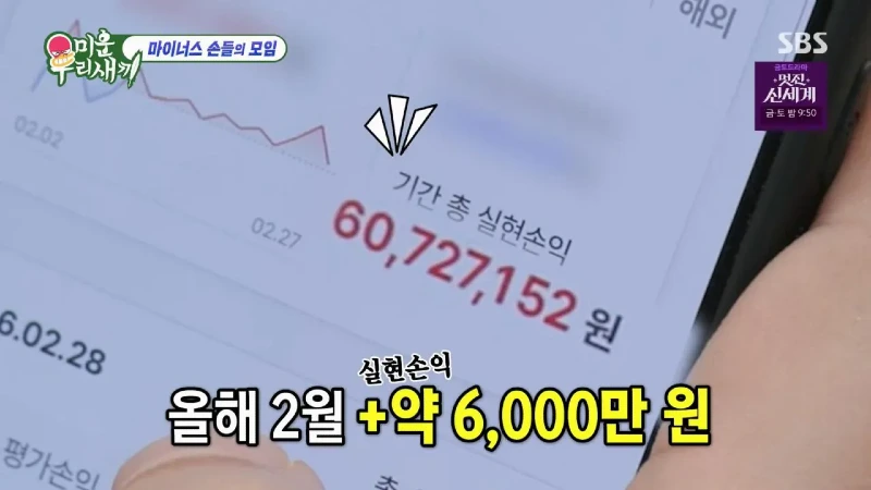 토니안 올해 주식 수익 근황
