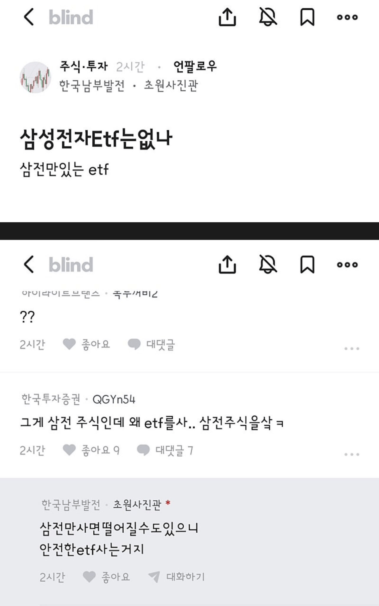 삼성전자 ETF 는 없나?.bilnd