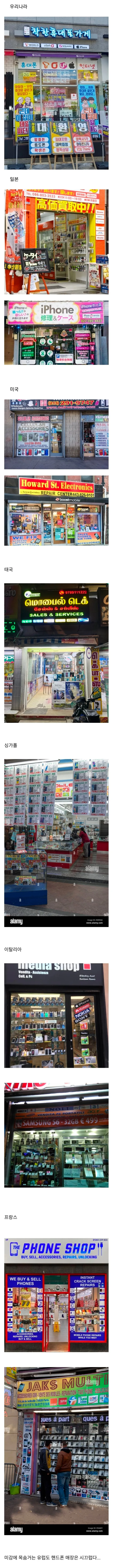 전세계가 사이좋게 미감은 갖다버리고 운영하는 매장