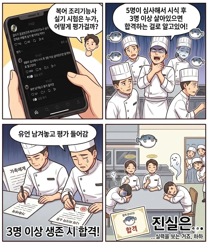 복어조리기능사 실기 평가 방법.JPG
