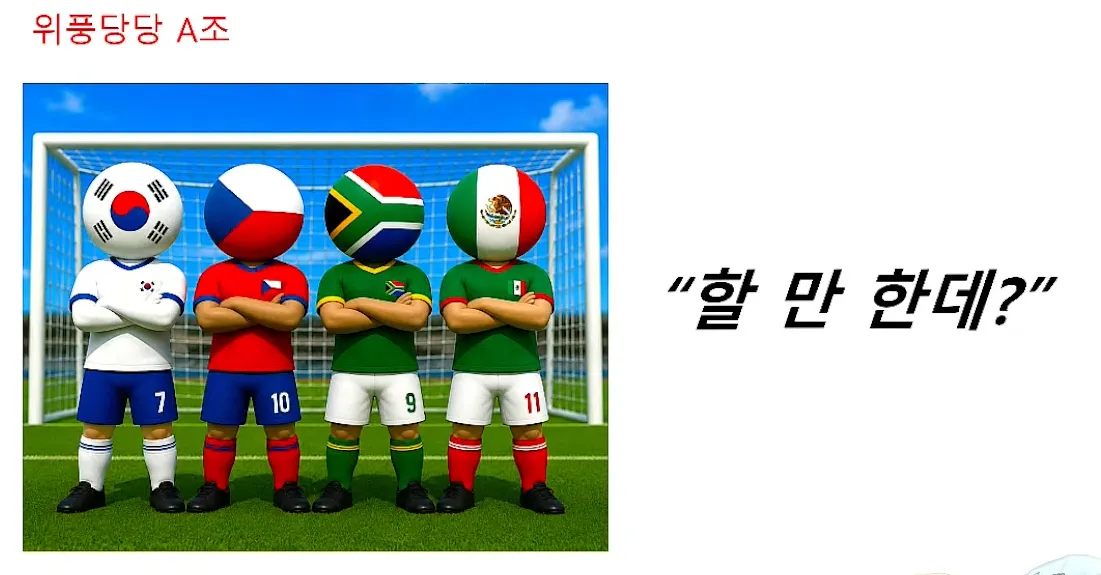 대한민국 월드컵 A조 근황ㅋㅋㅋ...jpg