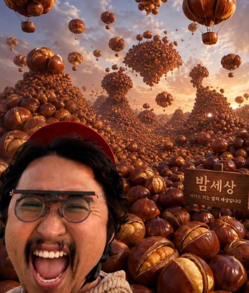 뒤에 배경 밤으로 바꿔줘