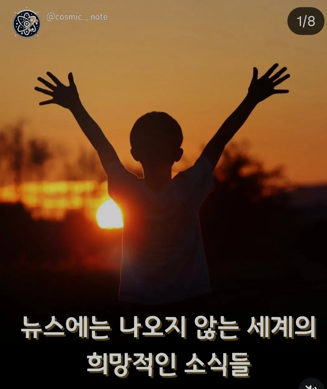 뉴스에는 안나오는 세계의 희망적인 소식들
