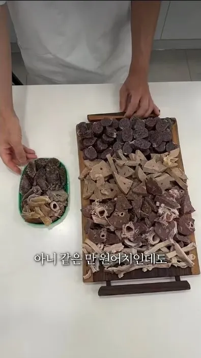 원가율 보다 오버된 경동시장 순대