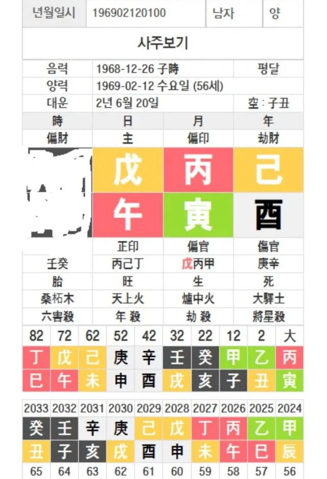 이미 2024년에 홍명보 사주를 쳐본 역학갤러 ㅋㅋㅋ