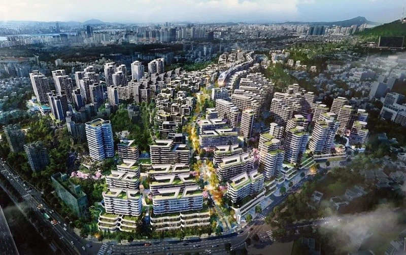 완전히 철거된 서울 용산구 한남 3구역 모습.jpg