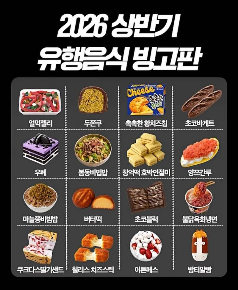 올해 상반기 6개 이상 먹어봤으면 인싸.jpg