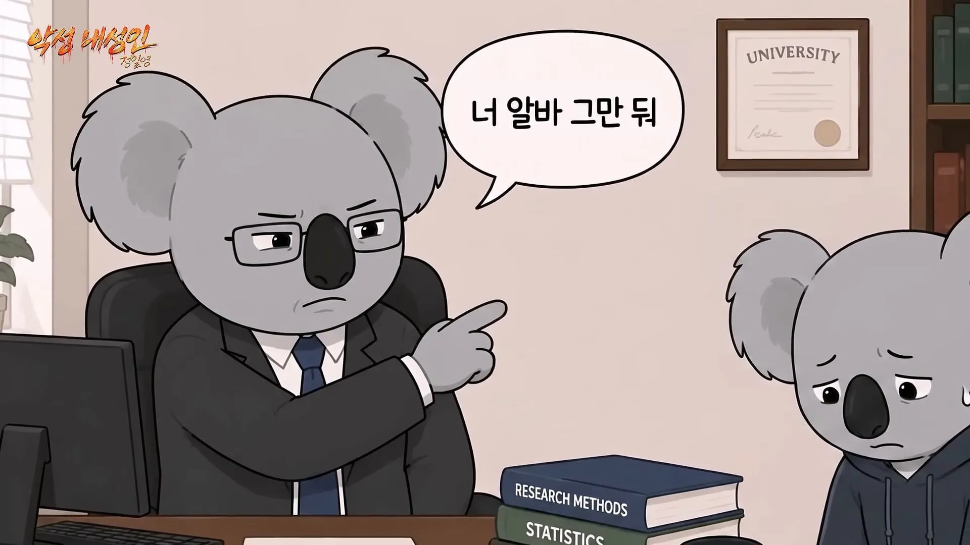 생활비가 없어서 주말 알바 하는데 교수님이 알바 그만두라는데 어떻게 해야되나요?