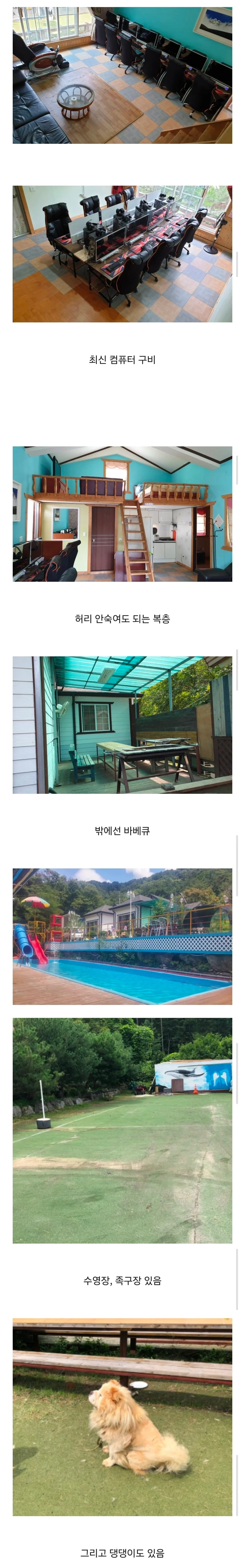 남자들 취향 저격 제대로 한 펜션.jpg