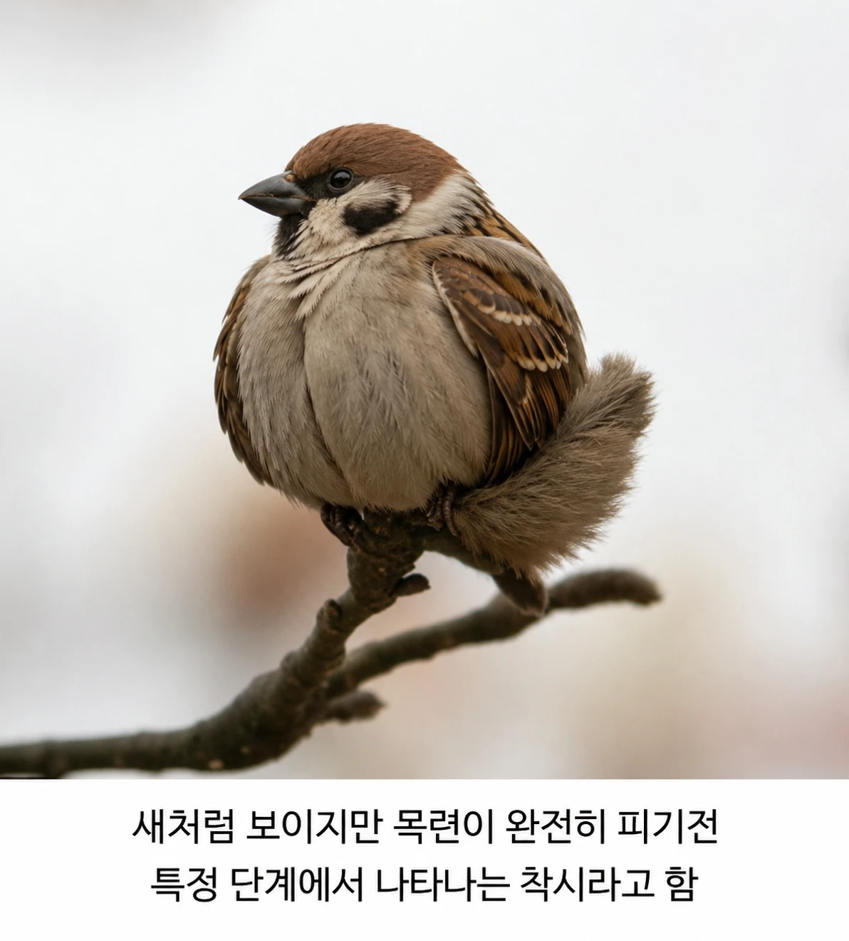 새를 닮은 꽃 자목련 꽃 봉우리