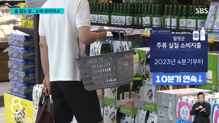 술 대신 주스로 건배..바뀐 문화에 술 소비 뚝